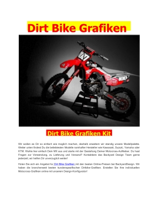 Dirt Bike Grafiken