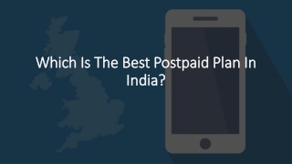Which is the Best Postpaid Plan in India