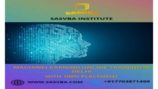 Best Machine Learning Training in Delhi