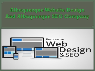 Albuquerque Website Design And Albuquerque SEO