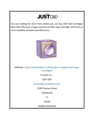 Vape Cartridge | Justcbdstore.com