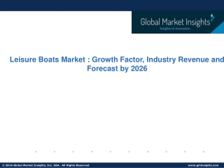 Leisure Boats Market Growth Analysis & Forecast Report | 2020-2026