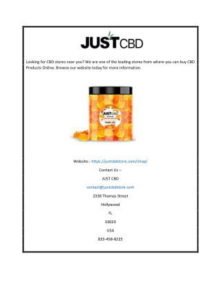 CBD Shop Near Me | Justcbdstore.com