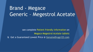 Megestrol Megace Medicine Cost, Dosage, Uses, Side Effects