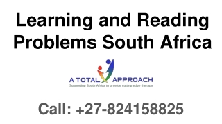 Learning and Reading Problems South Africa