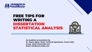 Top tips for writing a dissertation data analysis