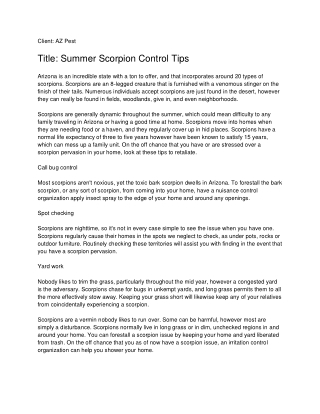 Tucson commercial pest control | Rodent control Tucson