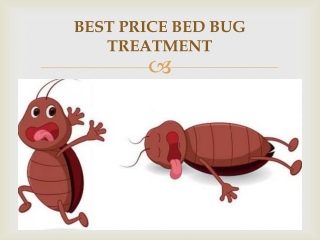 Compatibility of bed bug treatment cost