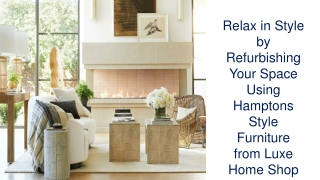 Get the Timeless Collection of Home Décor Only at Luxe Home Shop