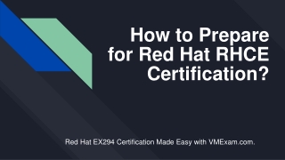 How to Get Success in Red Hat Certified Engineer (RHCE) Certification