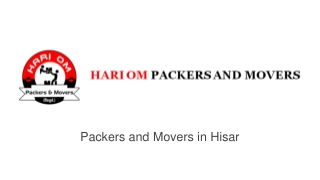 Top Packers and Movers Services in Hisar