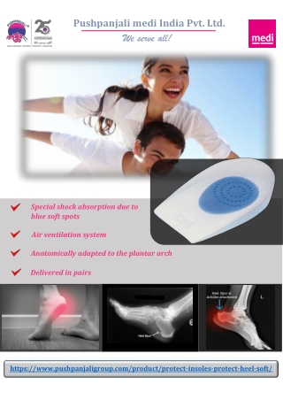 protect.Heel soft | medical heel cushion | Pushpanjali medi India Pvt Ltd