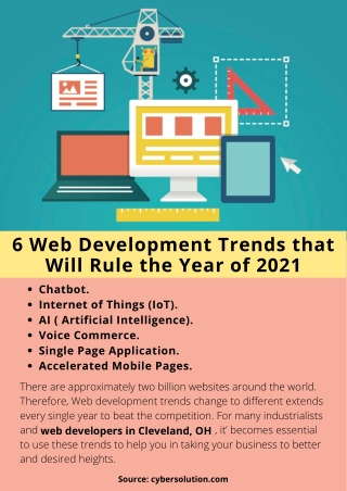 6 Web Development Trends that Will Rule the Year of 2021