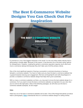 Best website design ecommerce1