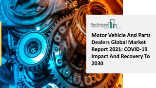 Global Motor Vehicle And Parts Dealers Market Opportunities And Strategies To 2030