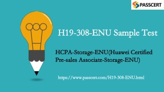 2021 Update HCPA-Storage H19-308-ENU Training Dumps