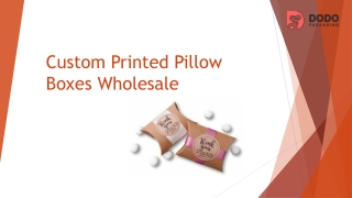 Get Majestic Quality Pillow Boxes In Wholesale | Custom Product Boxes!