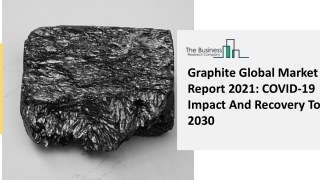 Graphite Market Growth Analysis, Latest Trends And Business Opportunity 2021 To 2030