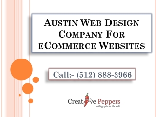 Austin Web Design Company For eCommerce Websites