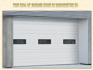 Find Roll up Garage Door in Washington DC