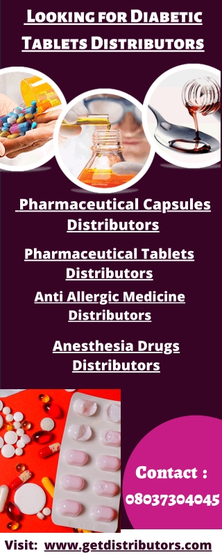 Looking for Pharmaceuticals Wholesale Dealers/Distributors in India