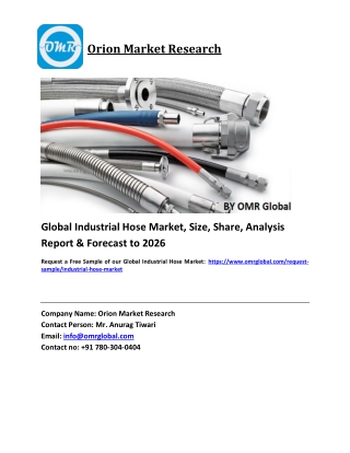 Global Industrial Hose Market Trends, Size, Competitive Analysis and Forecast 2020-2026