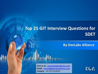 top 25 Interview question for sdet by devlabs