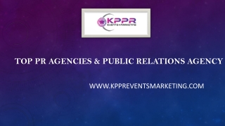 Top PR Agencies & Public Relations Agency