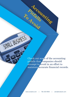 Accounting Pitfalls to Avoid