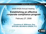 2008 AHQA Annual meeting