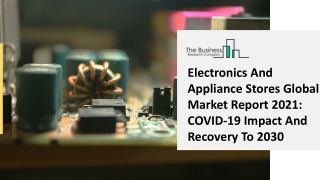 Electronics And Appliance Stores Market Growth Analysis, Share And Upcoming Trends