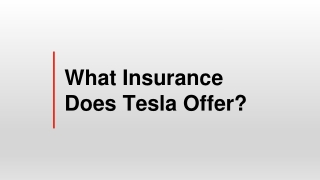 Online Tesla Car Models Insurance