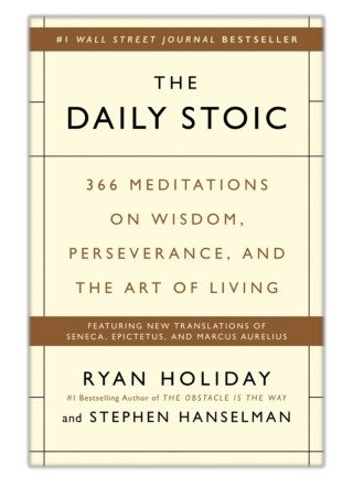 The Daily Stoic By Ryan Holiday & Stephen Hanselman PDF Download