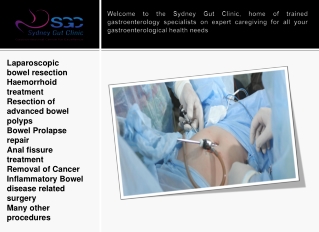 Colorectal Surgery - Sydney Gut Clinic