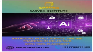 Artificial Intelligence Training in Delhi/NCR