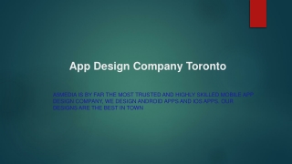 Android App Design Services Toronto