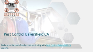 Pest Control Bakersfield CA