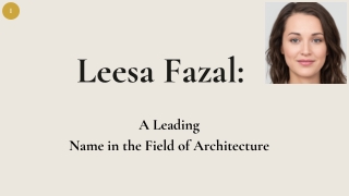 Architects From Las Vegas - Leesa Fazal