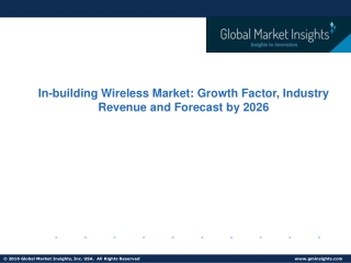 In-building Wireless Market 2020-2026; Growth Forecast & Industry Share Report