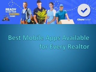 Best Mobile Apps Available for Every Realtor