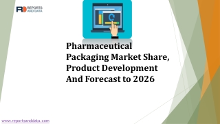 Pharmaceutical packaging market  by reports and data