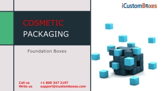 Get the Exemplary Cardboard Foundation Boxes at iCustomBoxes