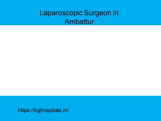 General Surgeon in Padi Chennai