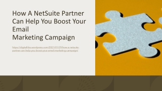 How A NetSuite Partner Can Help You Boost Your Email Marketing Campaign