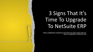 3 Signs That It’s Time To Upgrade To NetSuite ERP