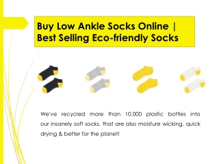 Buy Low Ankle Socks Online | Best Selling Eco-friendly Socks