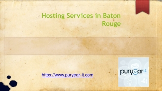 Hosting Services in Baton Rouge