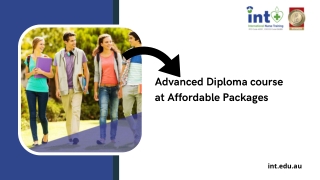 Advanced and High-Quality Diploma course at Affordable Packages