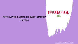 Most Loved Themes for Kids’ Birthday Parties