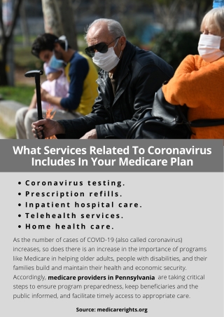 What Services Related To Coronavirus Include In Your Medicare Plan